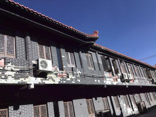 民國(guó)風(fēng)格的青磚外墻